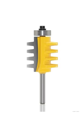 1 Stück 8 mm, 6 mm, 1/4 Zoll Schaftschiene, umkehrbarer Fingergelenk-Leimfräser, Kegelzapfen, Holzbearbeitungswerkzeug, Elektrowerkzeug, Holzfräser(12mm shank) von PDFEswm