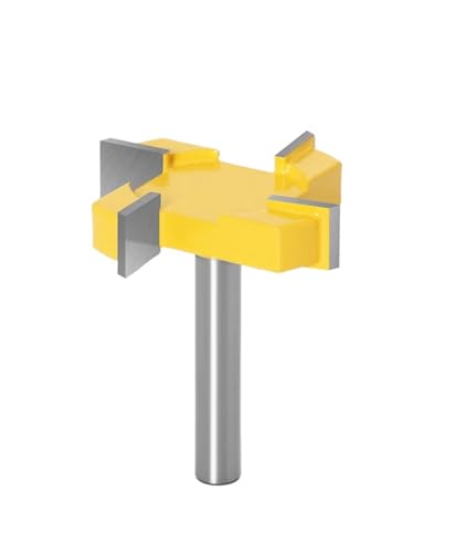 1 stücke 6mm 6,35mm 8mm schaft 4-rand T-typ stoßen cutter holzbearbeitung werkzeug router bit(Z4-12X50.8 X7.96) von PDFEswm