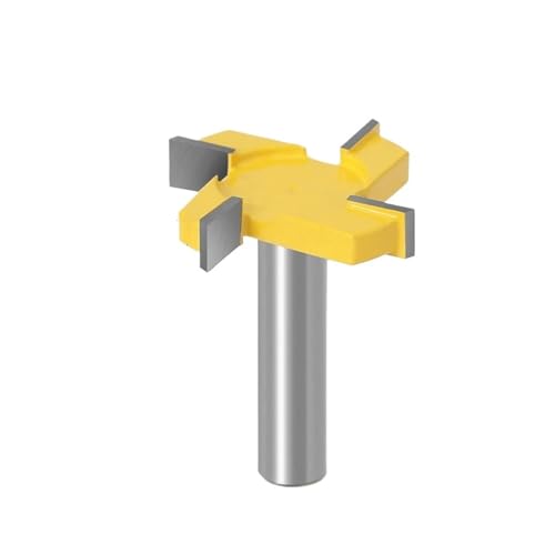 1 stücke 6mm 6,35mm 8mm schaft 4-rand T-typ stoßen cutter holzbearbeitung werkzeug router bit(Z4-12X50.8 X9.52) von PDFEswm
