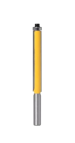 1 stücke 8mm schaft lange klinge flush bohrer flush trim fräser bohrer holzbearbeitung schneiden werkzeug ende lager(8mmX9.52mmX50.8mm) von PDFEswm