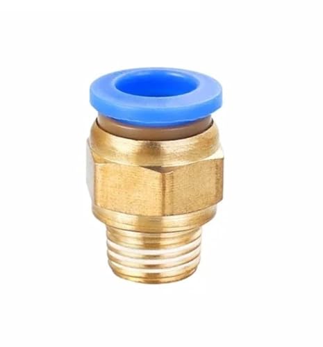 10PCS Pneumatische Luft Anschluss Fitting PC 4mm 6mm 8mm 10mm 12mm Gewinde 1/4 "1/8" 3/8 1/2 M5 Schlauch Armaturen Rohr Schnell Anschlüsse(Pc12-03) von PDFEswm