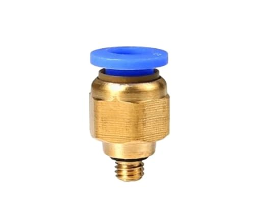 10PCS Pneumatische Luft Anschluss Fitting PC 4mm 6mm 8mm 10mm 12mm Gewinde 1/4 "1/8" 3/8 1/2 M5 Schlauch Armaturen Rohr Schnell Anschlüsse(Pc4-m5) von PDFEswm