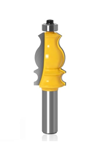 1PC Architectural Moulding Router Bit - 1/2" Schaft 12mm 8mm Schaft Zapfenfräser for Holzbearbeitungswerkzeuge(12mm shank) von PDFEswm