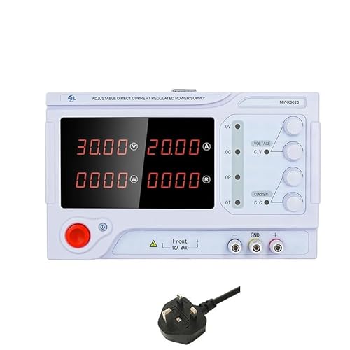 Hochleistungs-Schaltnetzteil mit 30 V, 50 V, 60 V, 120 V, 150 V, 300 V, 400 V, 500 V, 600 V, 800 V, einstellbar, DC 2 A, 3 A, 5 A, 10 A, 20 A, 30 A, 50 A, 60 A(3,220V_600V 2A 100MV 10MA) von PDFEswm