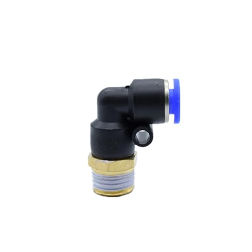 Pneumatischer Luftanschluss PC/PCF/SL/PB/PX/PL 10 mm 12 mm 14 mm 16 Gewinde M5 3/4 Zoll 1 2-Wege-Schlauchanschlüsse Rohr-Schnellanschlüsse(PL,10mm,1/4") von PDFEswm