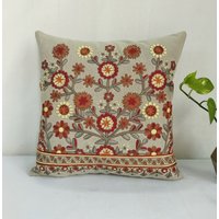 Handgefertigte Crewel Bestickt Kissenbezug Handgefertigte Crewel Bestickt Kissenbezug von PDHCOLLECTIONS