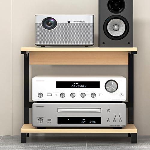 Audio-Rack-Schrank, Heimkino-Schrank, Multifunktionales Regal for Elektronikgeräte, for Wohn-/Gaming-/Aufnahmeräume von PDKFHNR