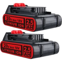 Pdstation - 1PACK LBXR20 20V 2.5Ah Ersatz für Black and Decker LBXR20 LBXR20-OPE LB20 LBX20 LBX4020 LB2X4020 Akkus für Akkuwerkzeuge Pdstation - 1PACK LBXR20 20V 2.5Ah Ersatz für Black and Decker LBXR20 LBXR20-OPE LB20 LBX20 LBX4020 LB2X4020 Akkus für Akkuwerkzeuge von PDSTATION