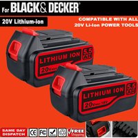 2 Stück 5,5 Ah LB2X4020 Ersatz für Black & Decker 20 V Li-on Akku Pin LBX20 LBXR2020-OPE LBXR20B-2 LBX4020 LST220 Elektrowerkzeuge 2 Stück 5,5 Ah LB2X4020 Ersatz für Black & Decker 20 V Li-on Akku Pin LBX20 LBXR2020-OPE LBXR20B-2 LBX4020 LST220 Elektrowerkzeuge von PDSTATION