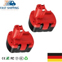 Pdstation - 2 x Replacement Battery for Bosch Battery 14.4 v 4800 mAh Ni-MH BAT140 BAT038 BAT038 BAT040 BAT041 BAT159 2607335275 2607335533 von PDSTATION