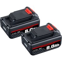 2Pack Lithium LB2X4020 8,0Ah Ersatz für Black and Decker 20V MAX 20V Batterie LBXR20 LBXR20-OPE LB20 LBX20 LBX4020 Batterie Pin von PDSTATION
