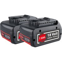 2X 7Ah Akku für Bosch 18V Professional GBA GSR GSB BAT609 BAT610G BAT618G BAT619 BAT621 BAT620 von PDSTATION