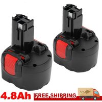 Pdstation - 2er-Pack 9,6V 4,8Ah Ni-MH Ersatzbatterie für Bosch Batterie psr 960 BAT048 BAT100 BAT119 2607335272 2607335461 gsr 9,6VE-2 psr 9,6VE-2 Pdstation - 2er-Pack 9,6V 4,8Ah Ni-MH Ersatzbatterie für Bosch Batterie psr 960 BAT048 BAT100 BAT119 2607335272 2607335461 gsr 9,6VE-2 psr 9,6VE-2 von PDSTATION
