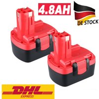 Pdstation - 2er-Packung 14,4V 4800mAh Ni-MH Ersatzbatterie für Bosch 14,4V Batterie 2607335275 2607335276 2607335533 2607335534 2607335465 2607335678 Pdstation - 2er-Packung 14,4V 4800mAh Ni-MH Ersatzbatterie für Bosch 14,4V Batterie 2607335275 2607335276 2607335533 2607335534 2607335465 2607335678 von PDSTATION
