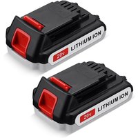 Pdstation - 2×5.0 Ah Ersatz für Schwarz und Decker 20V Batterie LB20 LBXR20 LBXR20 LBXR20 LBXR20B-OPE-2 LB2X400 LST220 Drahtlose elektrische Werkzeuge von PDSTATION