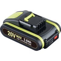 Pdstation - 3,8Ah Ersatzakku für Worx Akku 20V Li-Ion Akku Wiederaufladbar für Worx Akku WA3553 WA3556 WA3551.1 mit Ladestandanzeige von PDSTATION