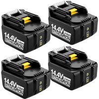 4 Stück BL1430B 5.0Ah Li-ion Ersatz für Makita Akku 14.4V BL1450 BL1440 BL1430 BL1415 BL1415N mit led Indikator gelten für Makita 14.4V Akku Werkzeug 4 Stück BL1430B 5.0Ah Li-ion Ersatz für Makita Akku 14.4V BL1450 BL1440 BL1430 BL1415 BL1415N mit led Indikator gelten für Makita 14.4V Akku Werkzeug von PDSTATION