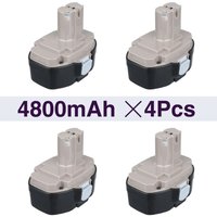 4pcs 18V 4.8Ah Ni-MH Ersatz für Makita Batterie PA18 1822 1823 1834 1835 192826-5 192827-3 192829-9 193159-1 193140-2 193102-0 43 34D 4D 5026DA 4pcs 18V 4.8Ah Ni-MH Ersatz für Makita Batterie PA18 1822 1823 1834 1835 192826-5 192827-3 192829-9 193159-1 193140-2 193102-0 43 34D 4D 5026DA von PDSTATION