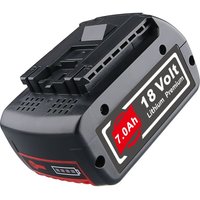 7.0Ah Akku für Bosch 18V Professional GBA GSR GSB BAT618 BAT609 622 BAT610G BAT611 BAT612 BAT618 BAT618G BAT619 BAT619G CCS180B 2607336169 NEU von PDSTATION