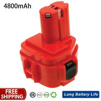 Pdstation - 1220 4800 mAh 12 v ni-mh Replacement for Makita Battery 12 v 1222 PA12 1233S 1234 1233 1235 1235B 1235F 192696-2 192698-8 192698-A 193138 von PDSTATION