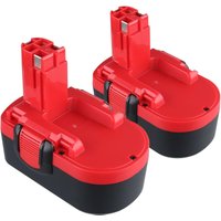 PDstation 2x 4,8Ah BAT181 Akkus kompatibel mit Bosch PSB 18 VE 2, PSR 18 VE-2 Elektrowerkzeug Ersatz für Bosch 2607335536 BAT181 BAT025 BAT026 BAT160 von PDSTATION