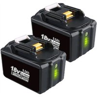 Pdstation - 2PCS 18V/9.0Ah für Makita Akku BL1860B- 2er Set - 197422-4 BL1850B BL1830B BL1890 Pdstation - 2PCS 18V/9.0Ah für Makita Akku BL1860B- 2er Set - 197422-4 BL1850B BL1830B BL1890 von PDSTATION