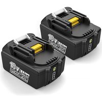 Pdstation - 2X Akku 18V 5.5Ah Li-Ion Ersatzakku für Makita 18V, Kompatibel mit Allen Makita 18V Akku-Werkzeugen mit LED-Akkuanzeige, für Makita 18V von PDSTATION