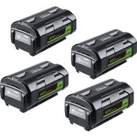 Pdstation - 4er-Pack OP4040 40 v 6.0 Ah Lithium-Ionen-Akku, Ersatz für Ryobi 40 v Akku OP4040 OP4050A OP4026 OP40201 OP40261 OP4030 OP40301OP4050 von PDSTATION