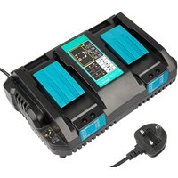 Pdstation - DC18RC 14.4V-18VLi-Ion Ladegerät kompatibel mit Makita DC18RC DC18RD DC18RA DC18SD DC18SF, um mit BL1830 BL1840 BL1850 BL1860 BL1840B zu von PDSTATION