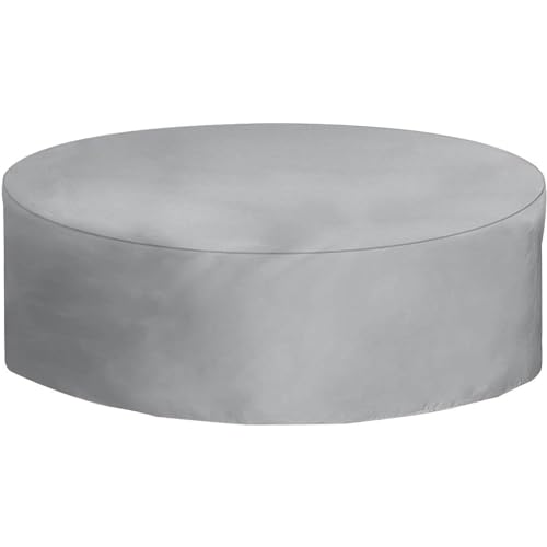 PDSYCB Abdeckung für Gartenmöbel, 90x80cm Multi Größe Abdeckplane Gartenmöbel Schwerlast 420D -Oxford Gewebe, Wasserdicht, Winddicht, UV-Beständiges für Gartentische,Stühle und Möbelsets Silber Rund PDSYCB Abdeckung für Gartenmöbel, 90x80cm Multi Größe Abdeckplane Gartenmöbel Schwerlast 420D -Oxford Gewebe, Wasserdicht, Winddicht, UV-Beständiges für Gartentische,Stühle und Möbelsets Silber Rund von PDSYCB