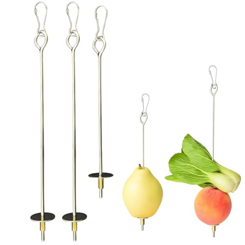 Wellensittich Spielzeug, 3 Stück Vogel Zubehör Für Wellensittiche, Spielzeug Für Wellensittiche Zur Stimulation Natürlicher PDirat Futtersucher, 2x20cm Und 1x17cm ﻿ von PDirat
