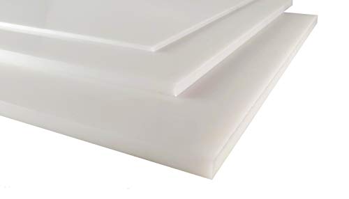 PE-HD Polyethylen Kunststoffplatte 1-30 mm weiß Natur verschiedene Formate (3,0 mm, 750 x 500 mm) von PE-HD Platten