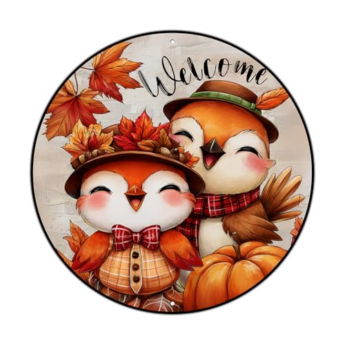 PEACHGARDEN Kürbis Welcome Fall Thanksgiving Metallschild Truthahn Huhn Bauernhaus Dekor Outdoor Herbst Garten Hof Dekoration Ahornblätter 30,5 x 30,5 cm PEACHGARDEN Kürbis Welcome Fall Thanksgiving Metallschild Truthahn Huhn Bauernhaus Dekor Outdoor Herbst Garten Hof Dekoration Ahornblätter 30,5 x 30,5 cm von PEACHGARDEN