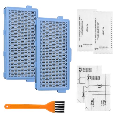 2PCS Staubsauger Filter kompatibel mit Miele, Staubsauger Filter Mit Filterbeutel Filterwatte Für Staubsauger für Miele SF-HA 50 SF-AP 50 S4 S5 S6 S8 Serie Complete C2 Complete C3 Compact C1 2PCS Staubsauger Filter kompatibel mit Miele, Staubsauger Filter Mit Filterbeutel Filterwatte Für Staubsauger für Miele SF-HA 50 SF-AP 50 S4 S5 S6 S8 Serie Complete C2 Complete C3 Compact C1 von PEAKTOP