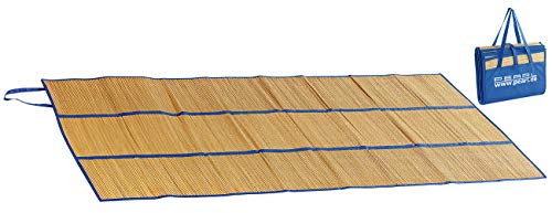 PEARL beach Faltbare Bast-Strandmatte mit Tragegriffen, 180 x 90 cm von PEARL beach