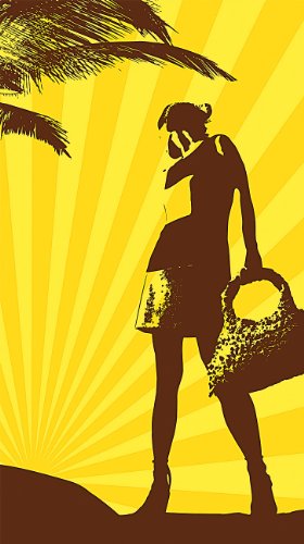 PEARL beach Strandhandtuch: Extragroßes Bade-und Strand 100 x 180 cm mit Motiv (Handtuch zum Umziehen), Yellow, 100x180 cm von PEARL beach