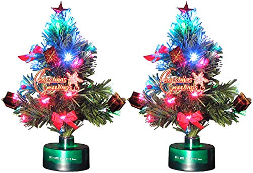 PEARL Fiberglas Tannenbaum: 2er-Set LED-Weihnachtsbäume mit Glasfaser-Farbwechslern (Weihnachtsbäumchen, Tisch Weihnachtsbaum, Weihnachtsbaumbeleuchtung kabellos) PEARL Fiberglas Tannenbaum: 2er-Set LED-Weihnachtsbäume mit Glasfaser-Farbwechslern (Weihnachtsbäumchen, Tisch Weihnachtsbaum, Weihnachtsbaumbeleuchtung kabellos) von PEARL