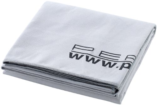 PEARL Handtuch: Extra saugfähiges Mikrofaser-Badetuch, 180 x 90 cm, grau (Badetuch Microfaser, Reise Handtuch, Wellness) von PEARL