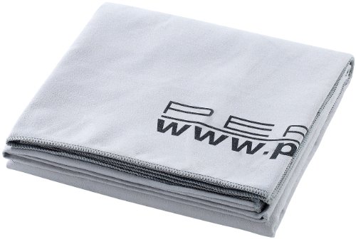 PEARL Microfaser Handtuch: Extra saugfähiges Mikrofaser-Badetuch, 180 x 90 cm, grau (Microfasertücher, Duschhandtuch, Schwimm) von PEARL
