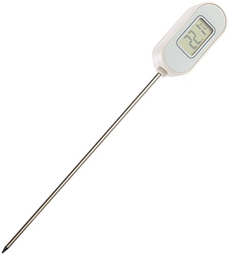 PEARL Küchenthermometer: Digitales Haushalts- und Steak-Thermometer (Digitales Haushaltsthermometer, Koch Thermometer für Flüssigkeiten, Badethermometer) von PEARL