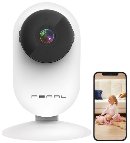 PEARL Funk Kamera: Full-HD-IP-Kamera, Bewegungserkennung, Nachtsicht & microSD-Aufnahme (Überwachungskamera Bewegungserkennung, Überwachungskamera mit Nachtsicht, drahtlose Nachtsichtkamera) von PEARL