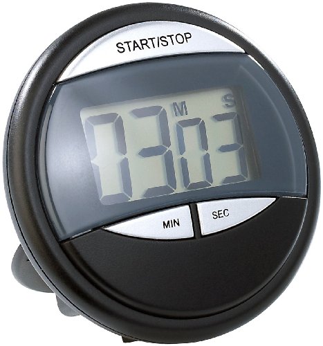 PEARL Küchentimer Magnet: Digitaler Küchen-Timer mit Magnethalterung und klappbarem Standfuß (Küchentimer Digital Magnet, Timer mit, magnetischen Befestigungen) von PEARL