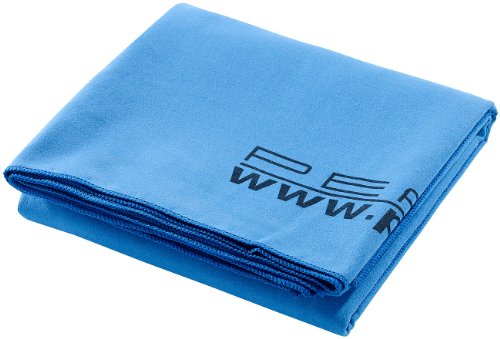 PEARL Microfaser Duschtuch: Mikrofaser-Duschtuch 140 x 70 cm, blau (Sport, Microfaser Duschhandtuch, Saugfähiges Badetuch) von PEARL
