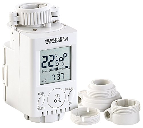 PEARL Programmierbares Heizkörper-Thermostat (Energiesparregler) von PEARL