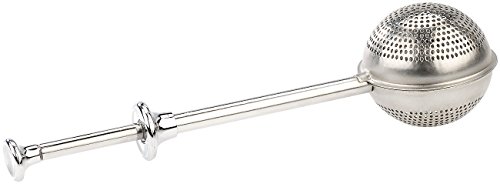 PEARL Tee Ei: Teesieb aus rostfreiem Edelstahl, Ø 5 cm, spülmaschinengeeignet (Gewürz-Ball, Teesieb für Teekanne, Küchenhelfer) von PEARL