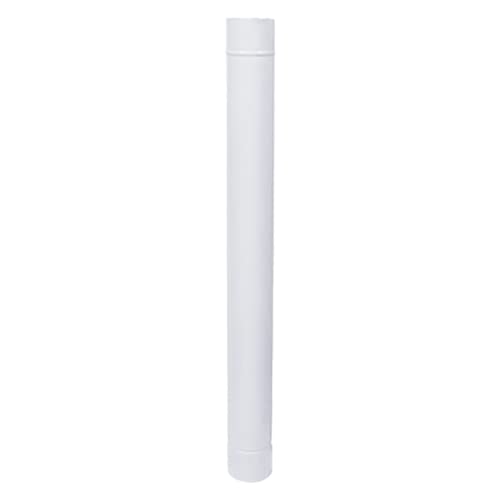 Emailliertes Rohr für Öfen (100 cm Ø 10 cm, weiß) von PEB