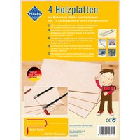 Birkensperrholzplatten mit Laubsägeblätter und Motivvorlagen von PEBARO