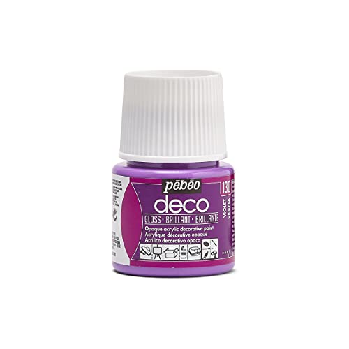 Pebeo Deco Hellen Farbe, Violett, 45 ml von Pebeo