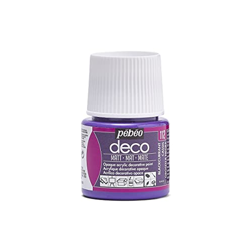 Pebeo Deco matt, Schwarze Johannisbeere, 45 ml von PEBEO