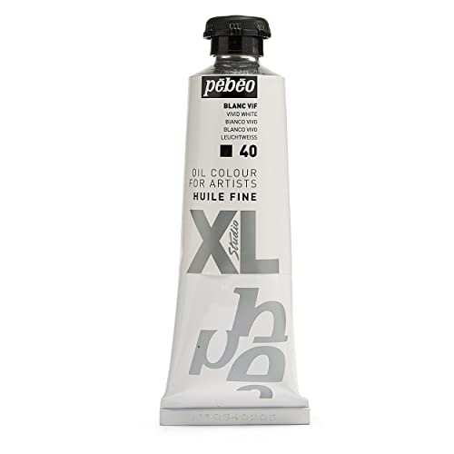 PEBEO Feines 37 ML XL Öl, Titan, Lebendiges Weiß, 37 Milliliters von PEBEO